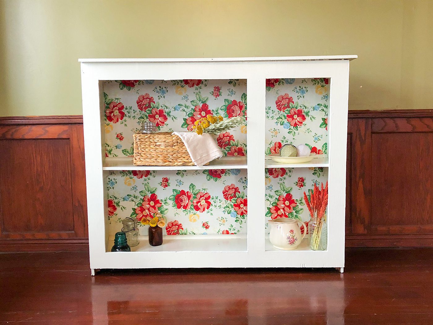 DIY Antique Kitchen Cabinet Makeover