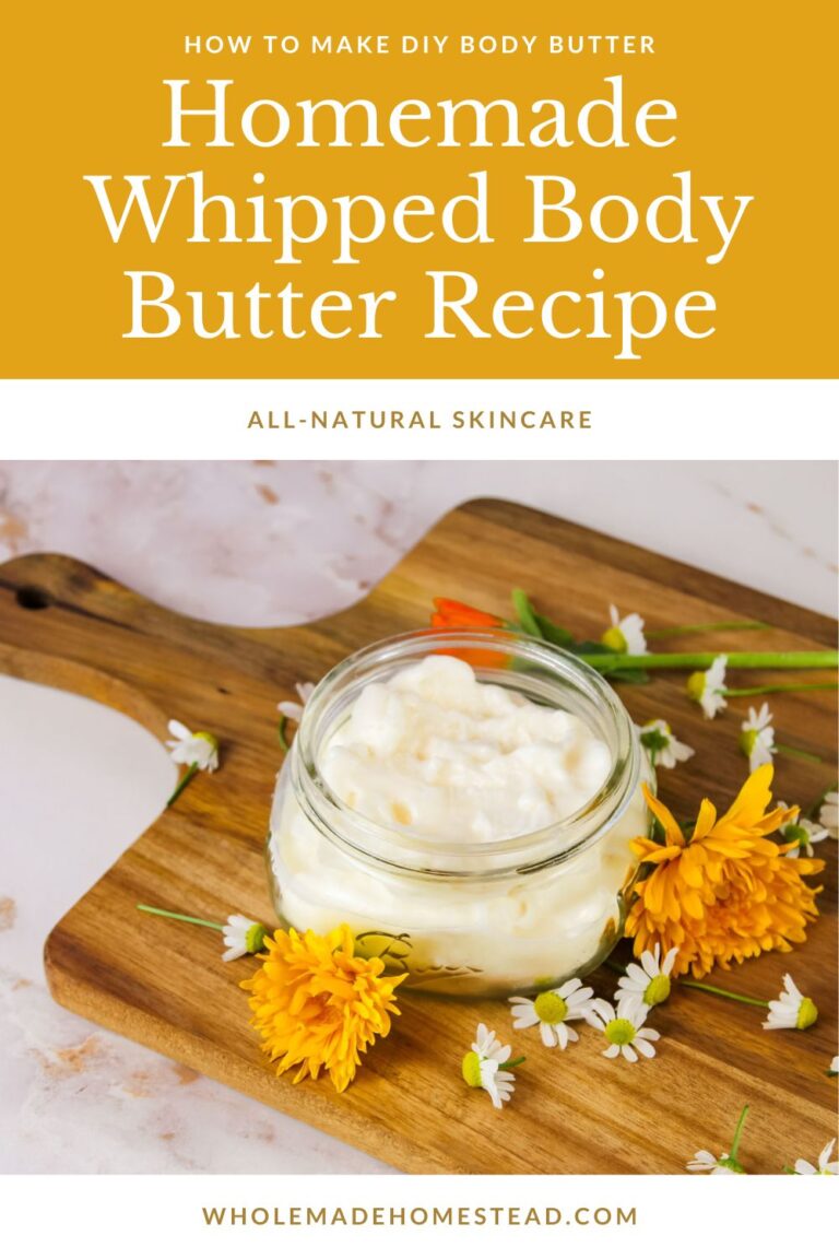 Homemade Whipped Body Butter Wholemade Homestead