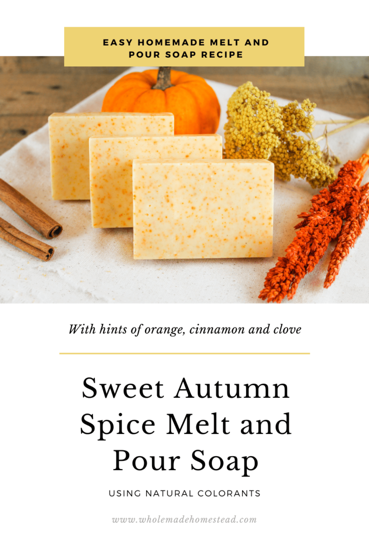 Fall Trio: A Beautiful And Luxurious Melt And Pour Autumn Soap