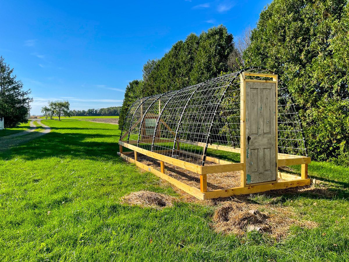 Building a Cattle Panel Greenhouse
