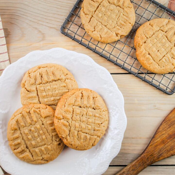 Fresh Milled Flour Peanut Butter Cookies-image