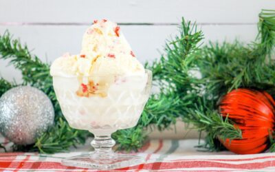 White Chocolate Peppermint Ice Cream