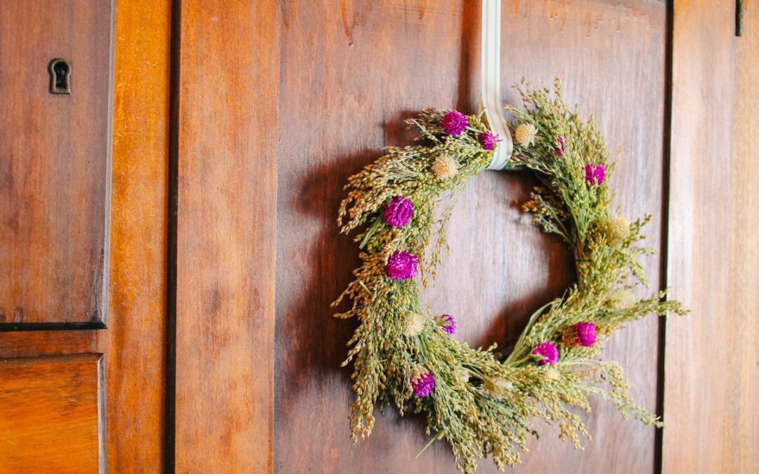 Mini Dried Flower Wreath