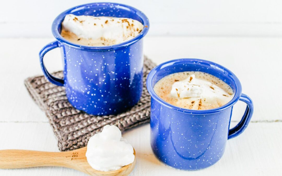 Hot Carob Drink & Homemade Marshmallow Fluff