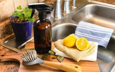 Lemon Thyme Kitchen Counter Cleaner