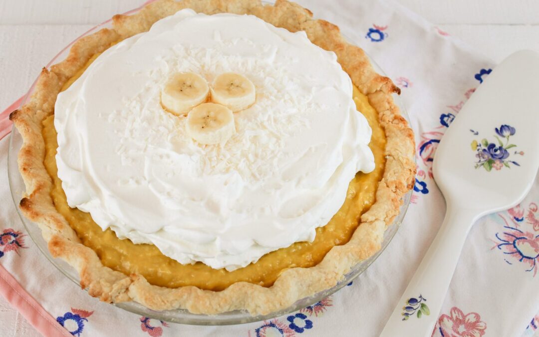 Grandma’s Coconut Cream Banana Pie