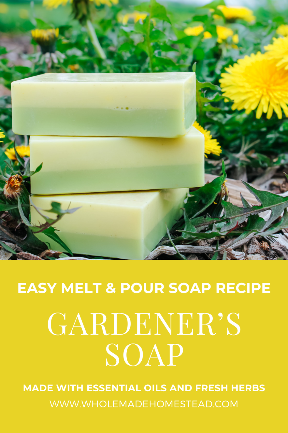 Gardener’s Soap - Wholemade Homestead