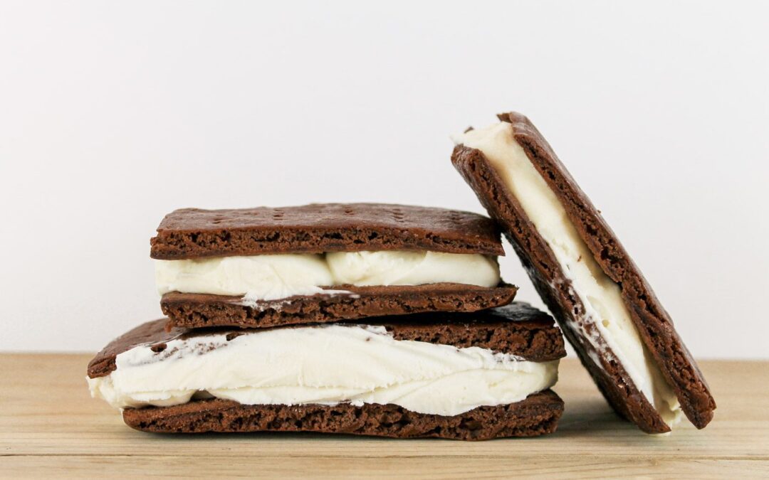 Chocolate Ice Cream Sandwich Cookie