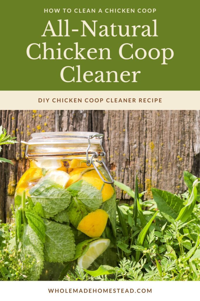 AllNatural Chicken Coop Cleaner WholeMade Homestead