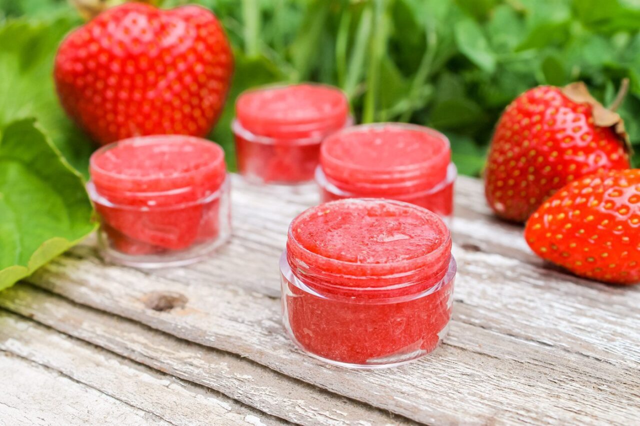 Strawberry Lip Gloss WholeMade Homestead