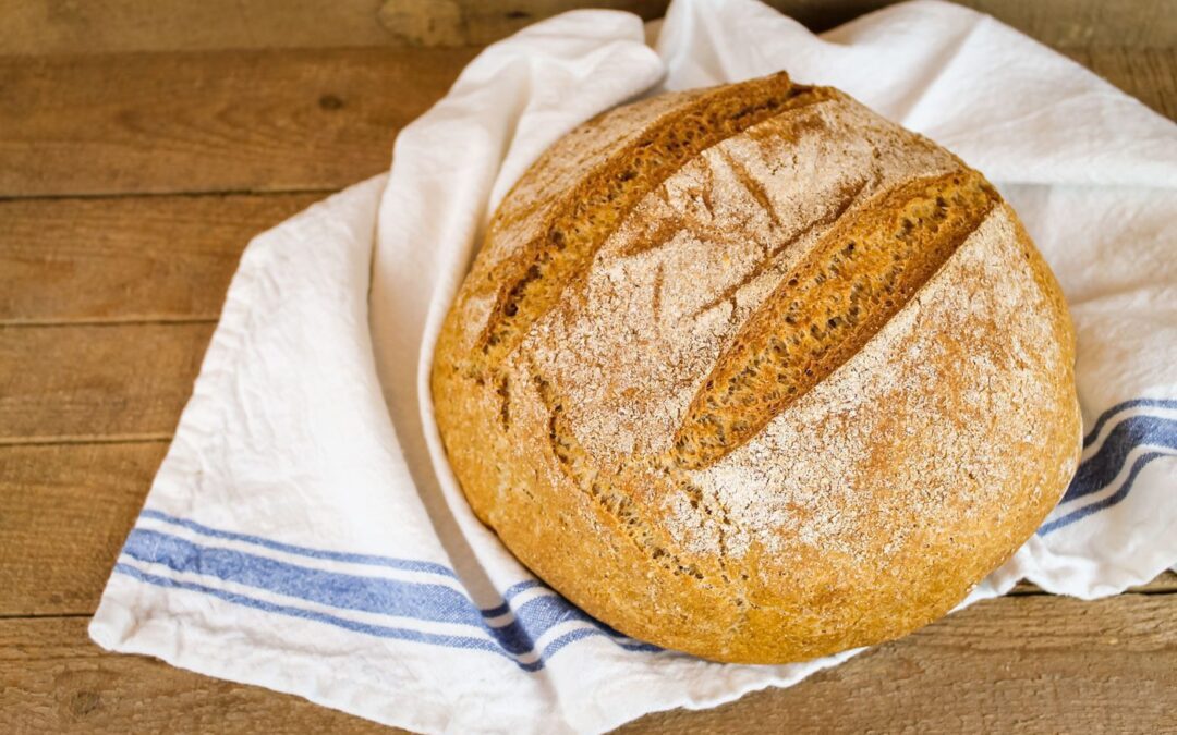 No Knead Bread With Fresh Milled Flour