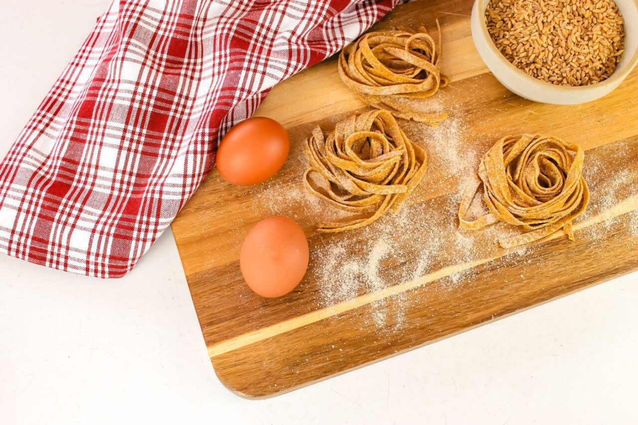 Easy Homemade Pasta With Fresh Milled Flour - WholeMade Homestead