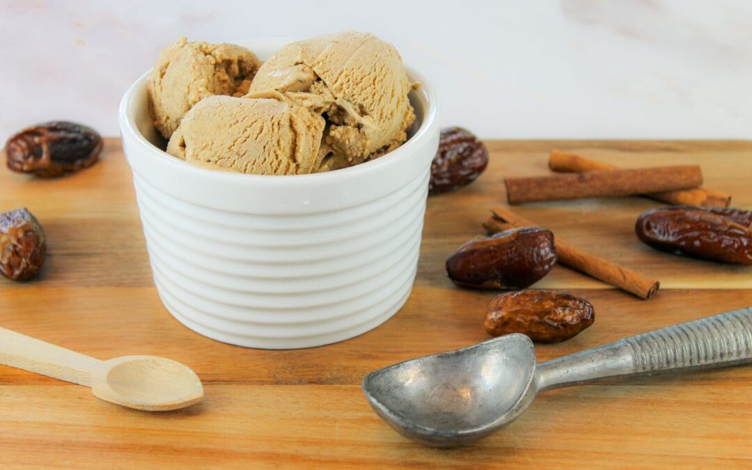 Cinnamon Date Sweetened Ice Cream