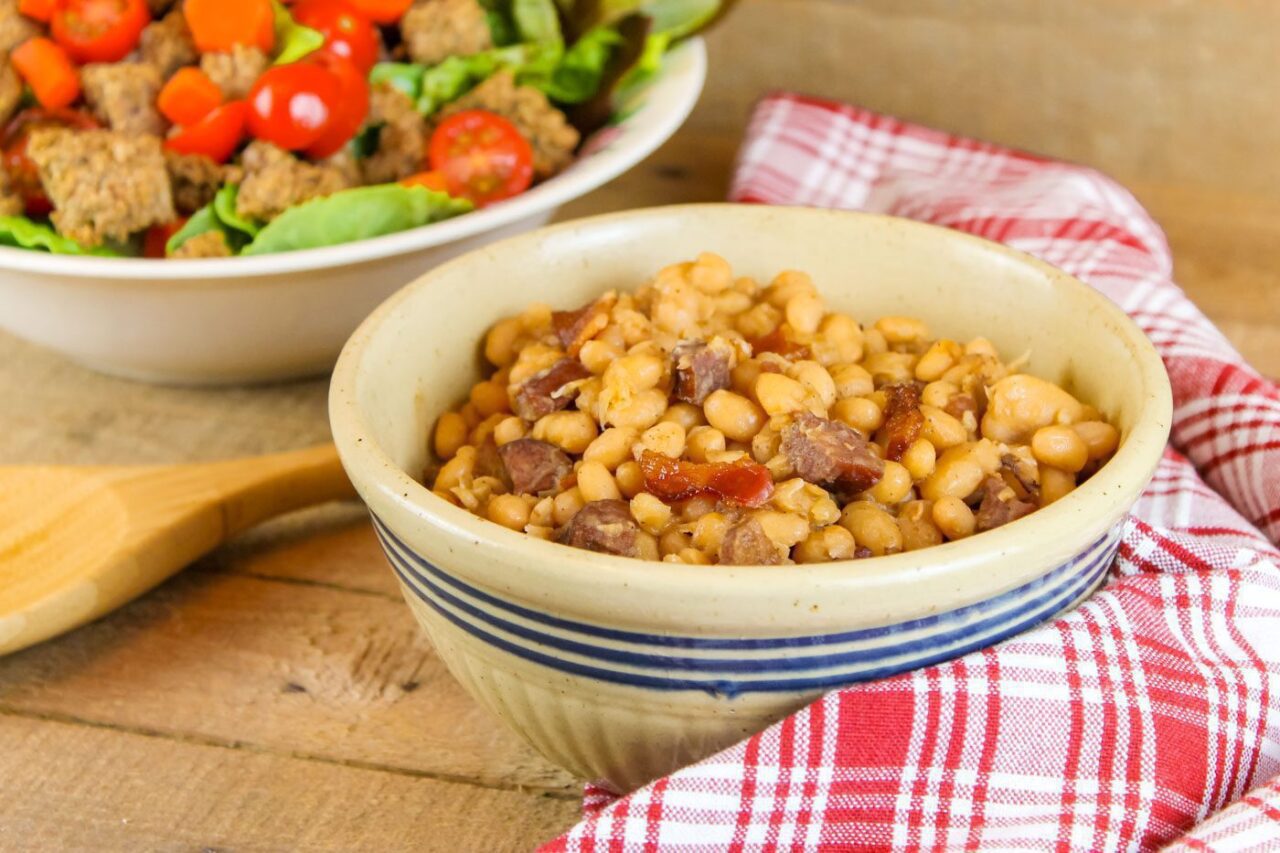 Savory Baked Beans WholeMade Homestead