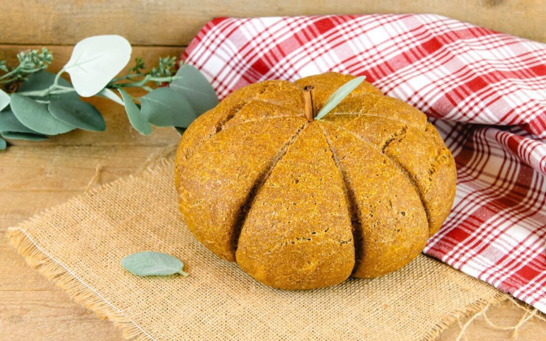 No Knead Pumpkin Yeast Bread