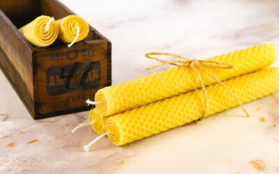 DIY Rolled Beeswax Candles
