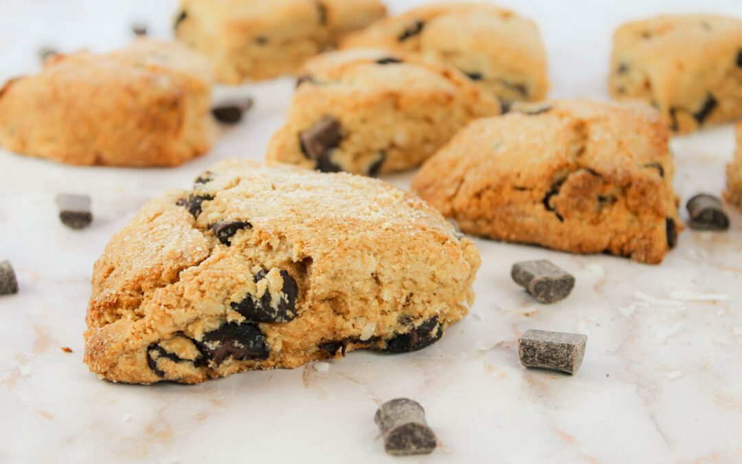 Chocolate Coconut Scones