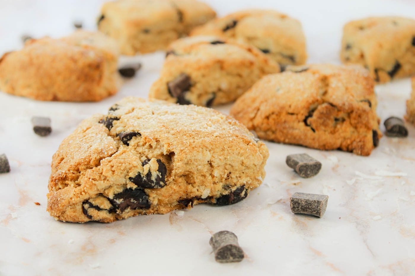 Chocolate Coconut Scones
