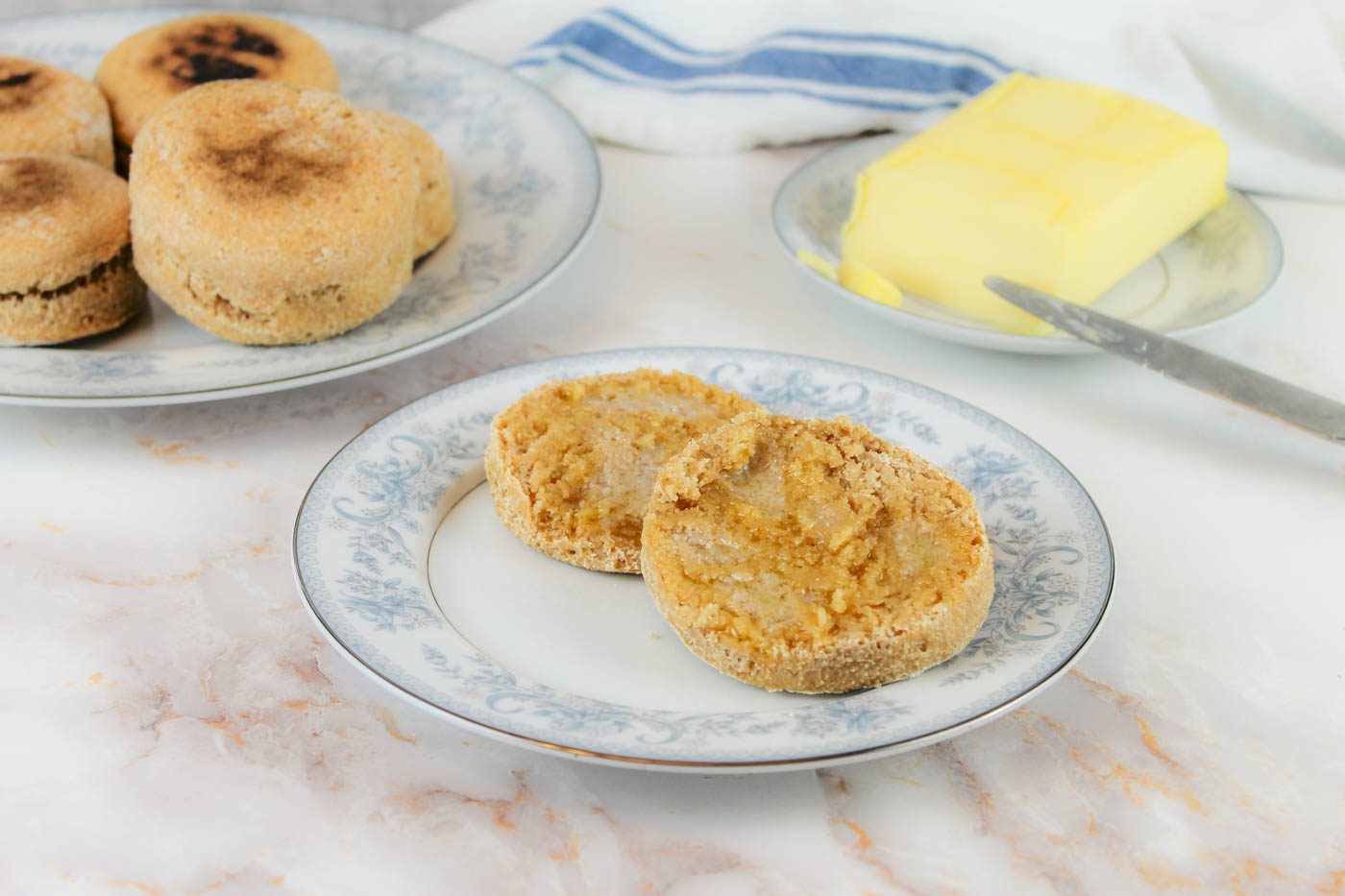 English Muffins with Fresh Milled Flour