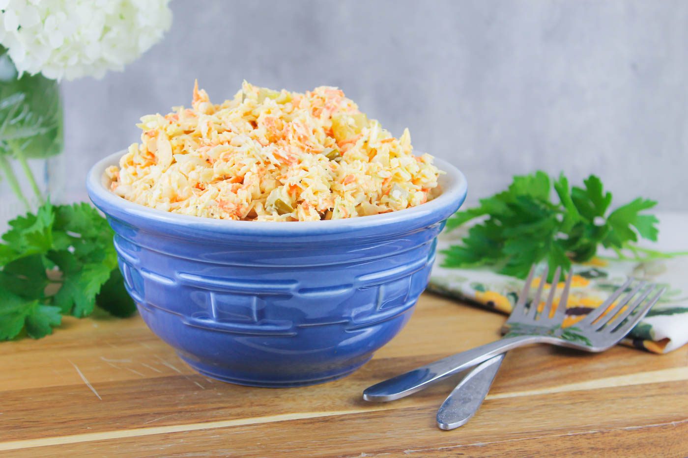 Creamy & Tangy Mustard Coleslaw Recipe