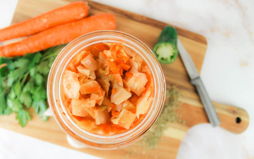 Fermented Curtido Recipe (Spanish Kimchi)