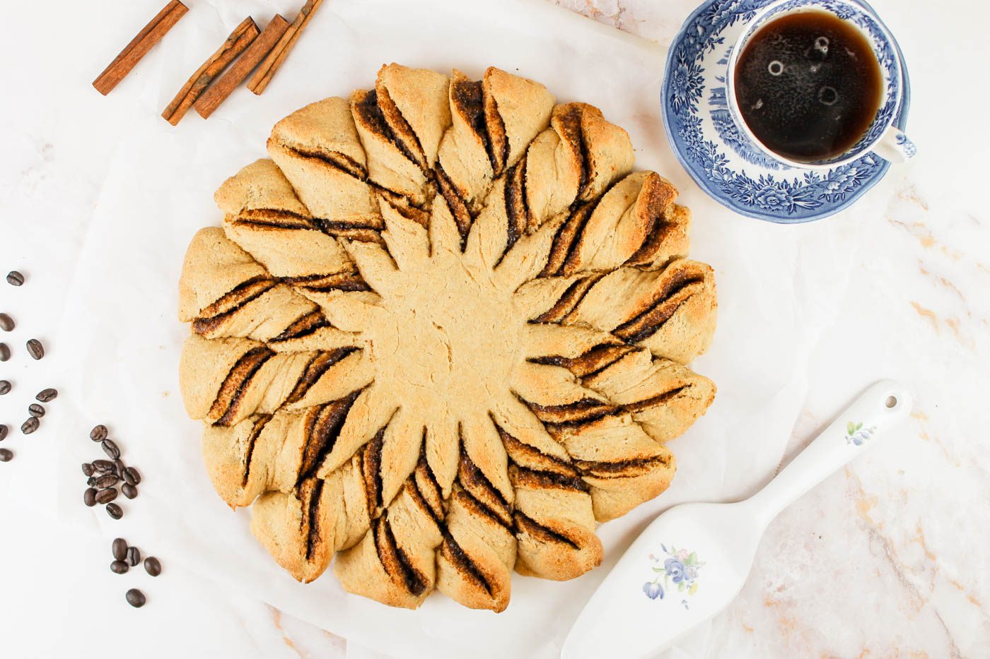 Cappuccino Cinnamon Star Bread
