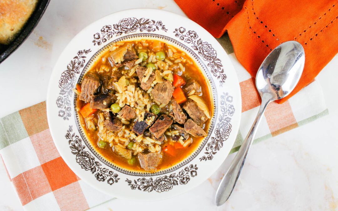 Easy Beef and Rice Soup