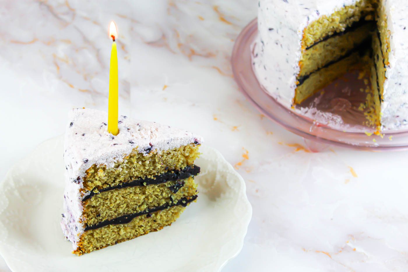 DIY Beeswax Birthday Candles